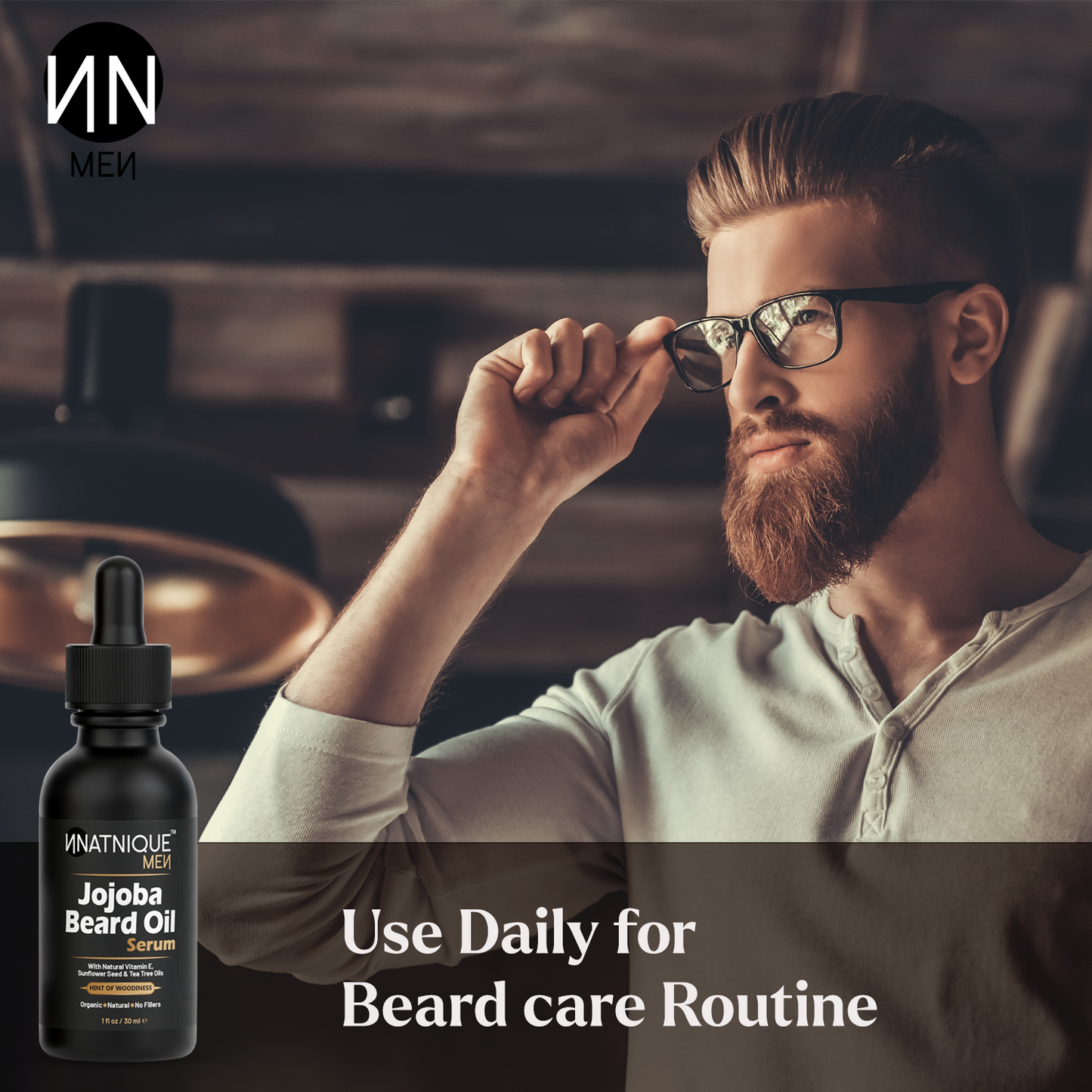 Jojoba Beard Oil Serum- Premium Grade Organic Beard Oil (1 oz)