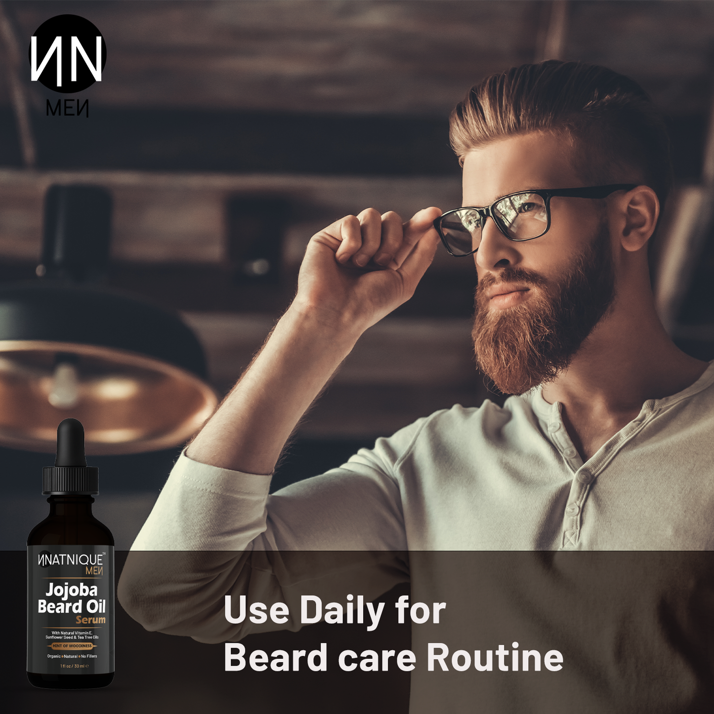 Jojoba Beard Oil Serum- Premium Grade Organic Beard Oil (1 oz)