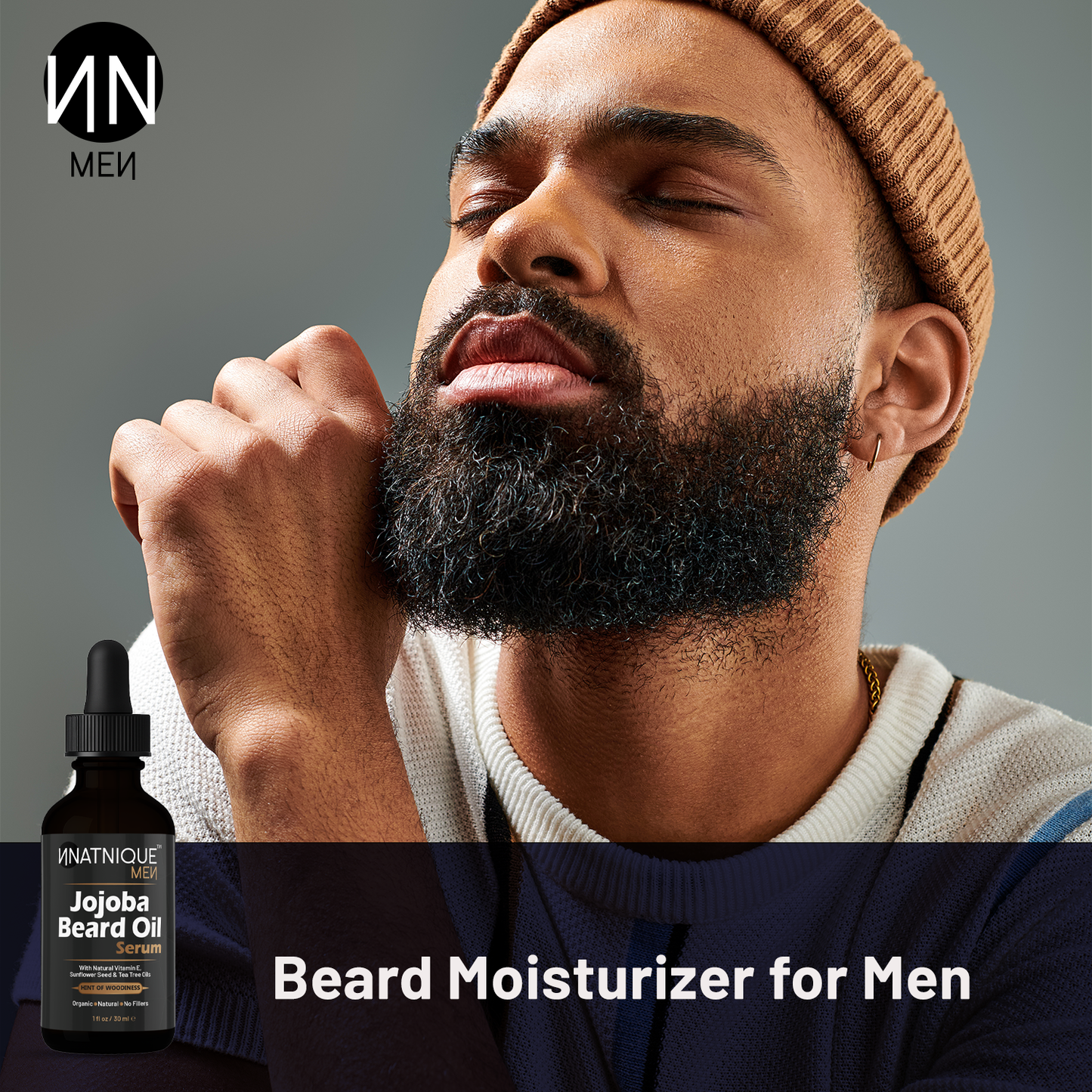 Jojoba Beard Oil Serum- Premium Grade Organic Beard Oil (1 oz)