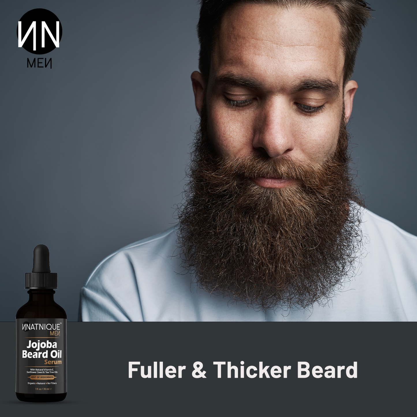 Jojoba Beard Oil Serum- Premium Grade Organic Beard Oil (1 oz)
