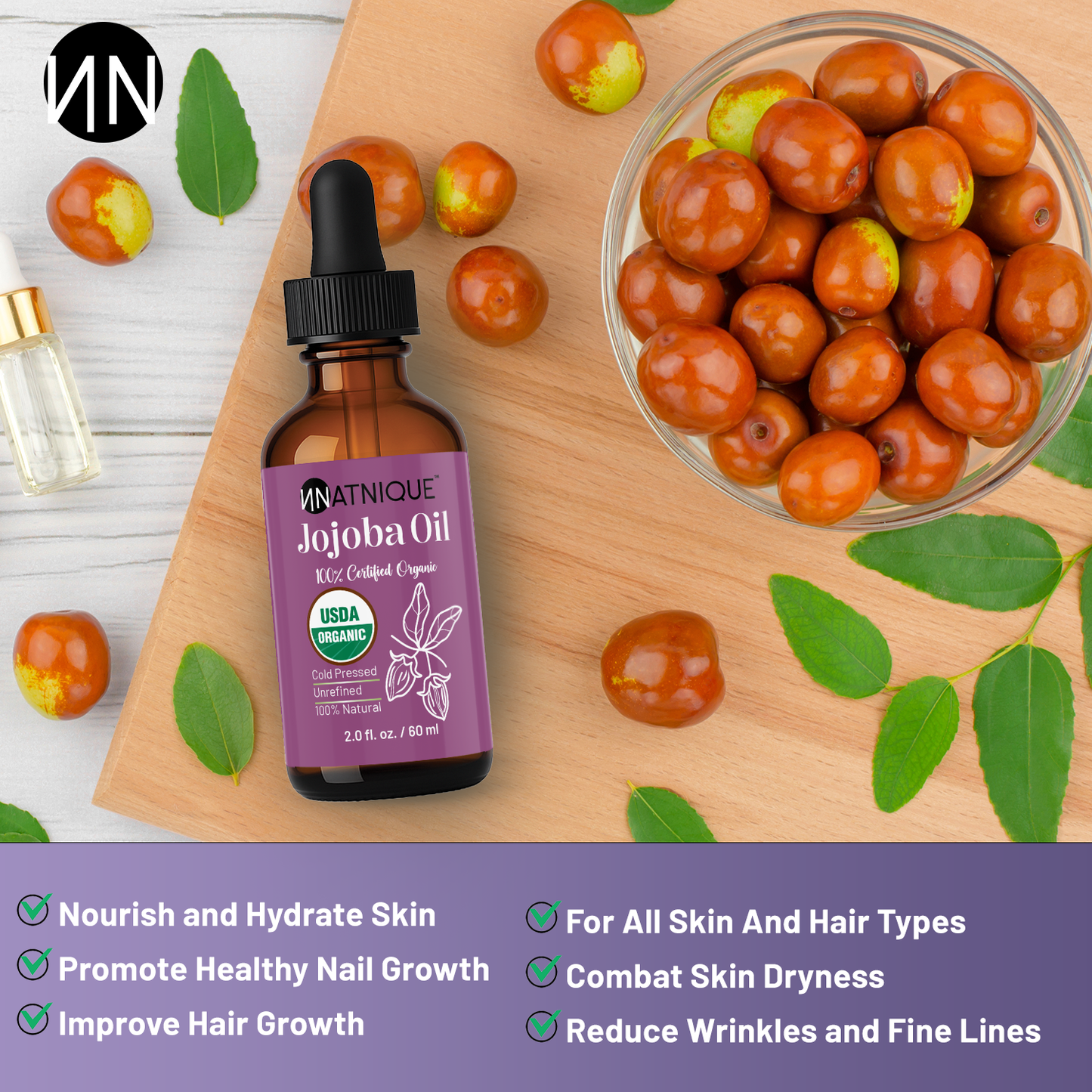 Jojoba Oil - USDA Certified Organic