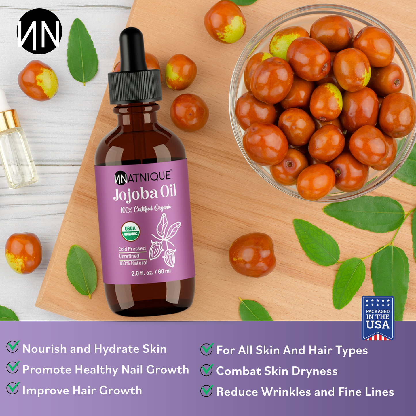 Jojoba Oil - USDA Certified Organic