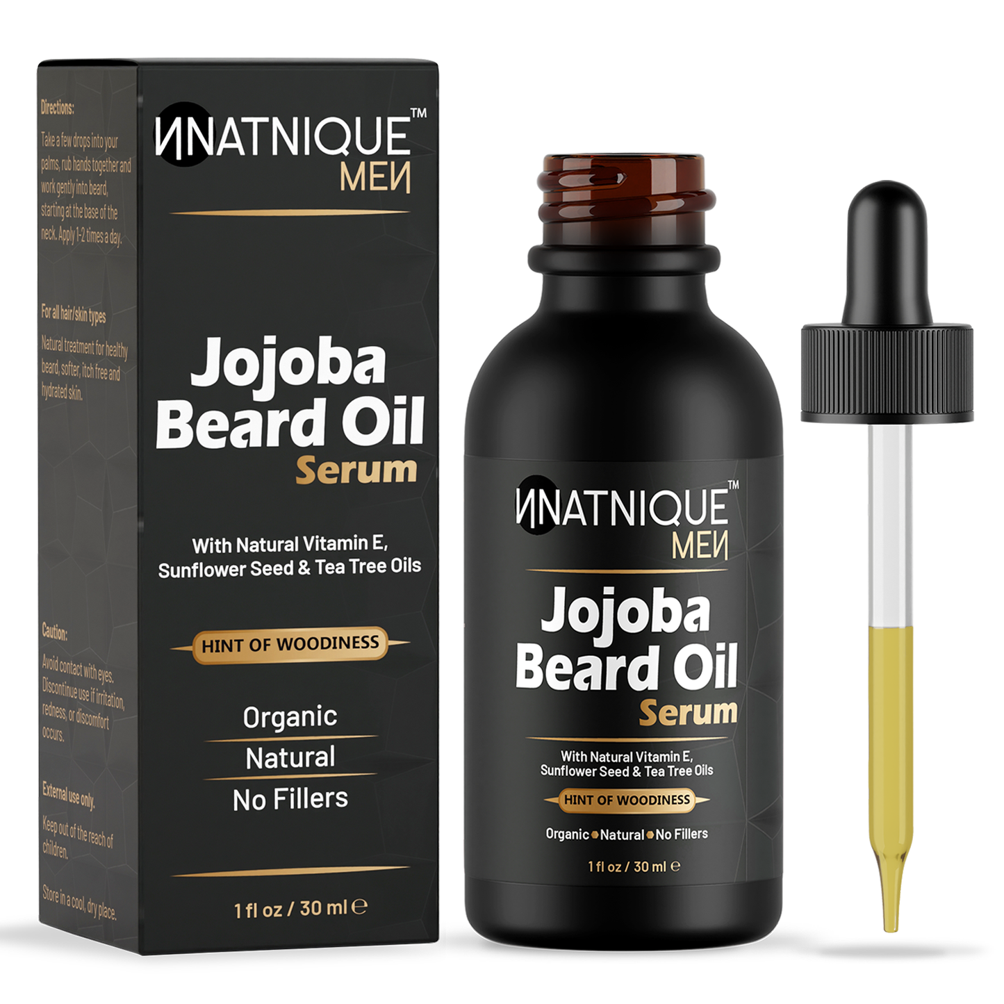 Jojoba Beard Oil Serum- Premium Grade Organic Beard Oil (1 oz)