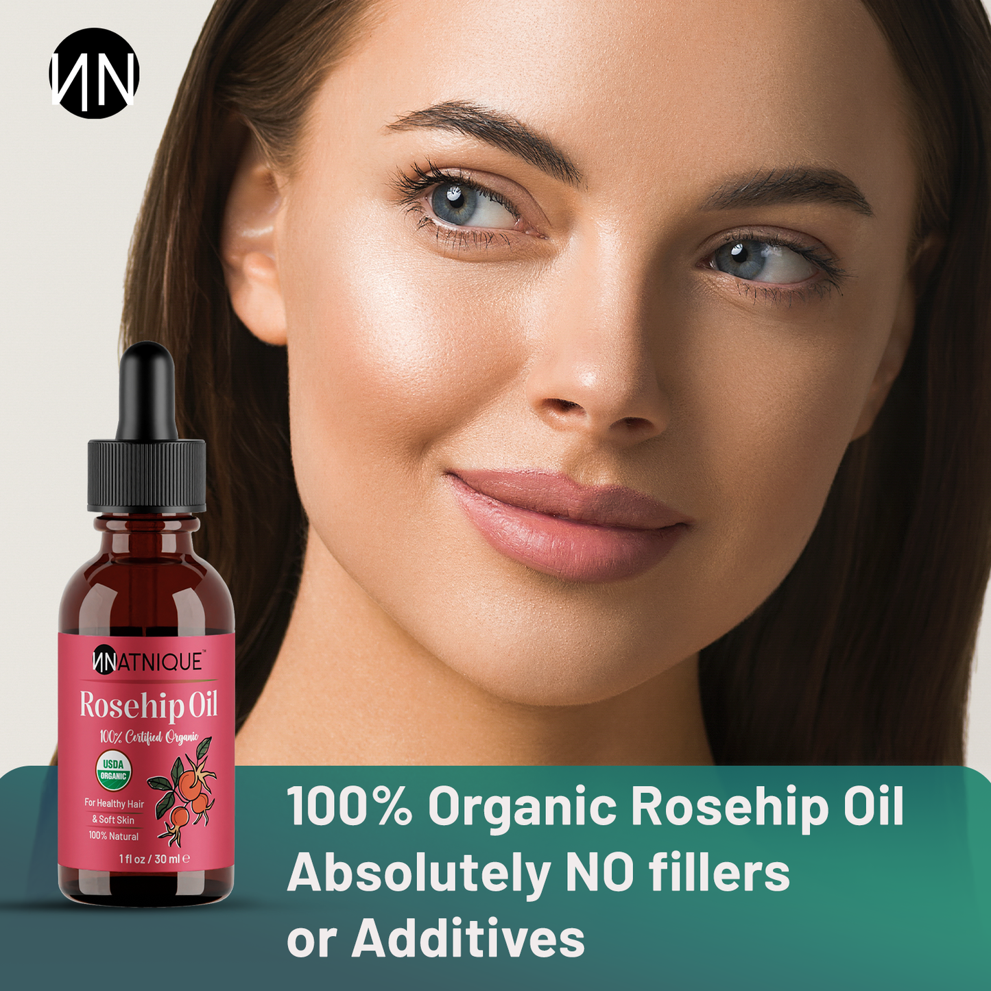 Rosehip Seed Oil - USDA Certified Organic