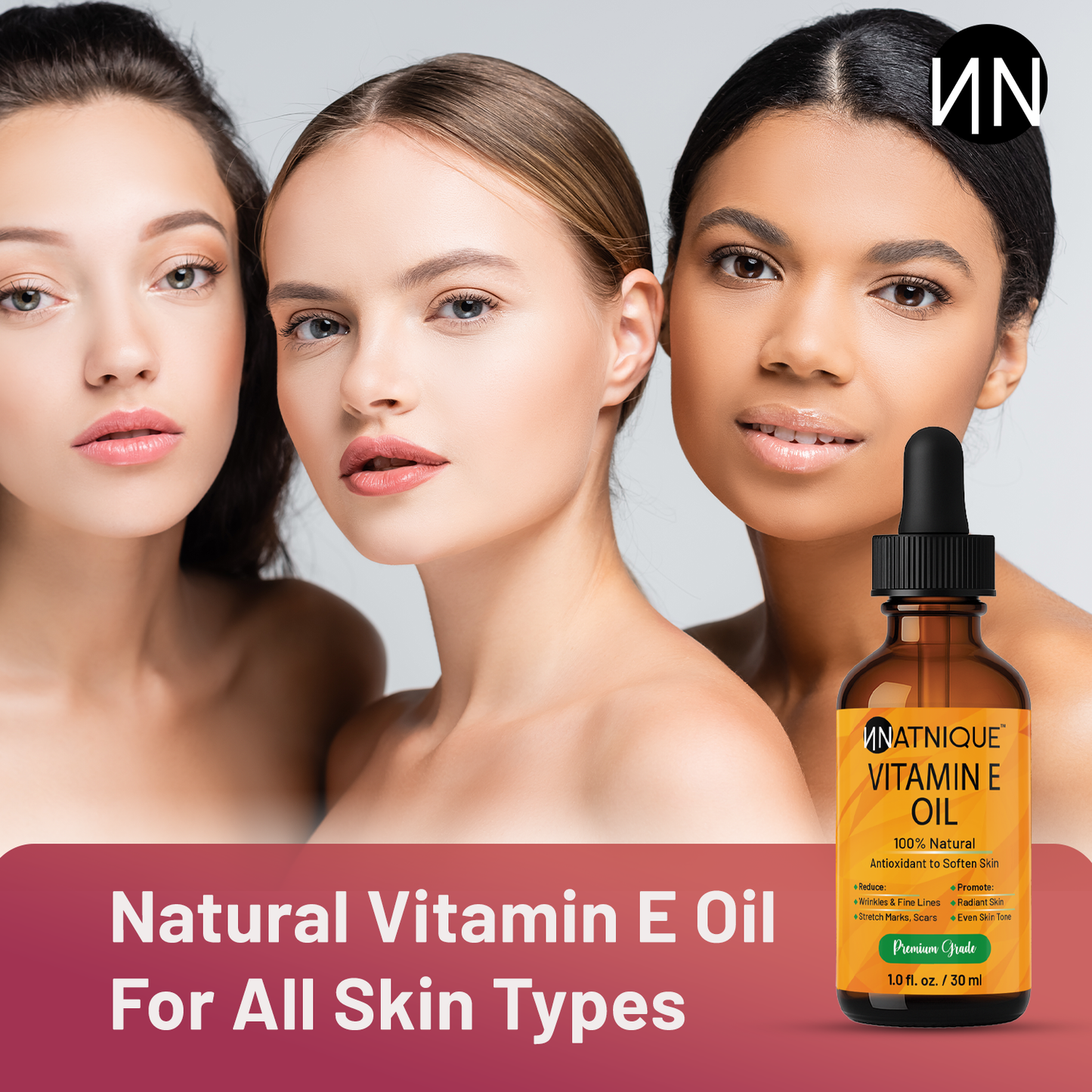 Vitamin E Oil - Premium Grade Natural Non-GMO