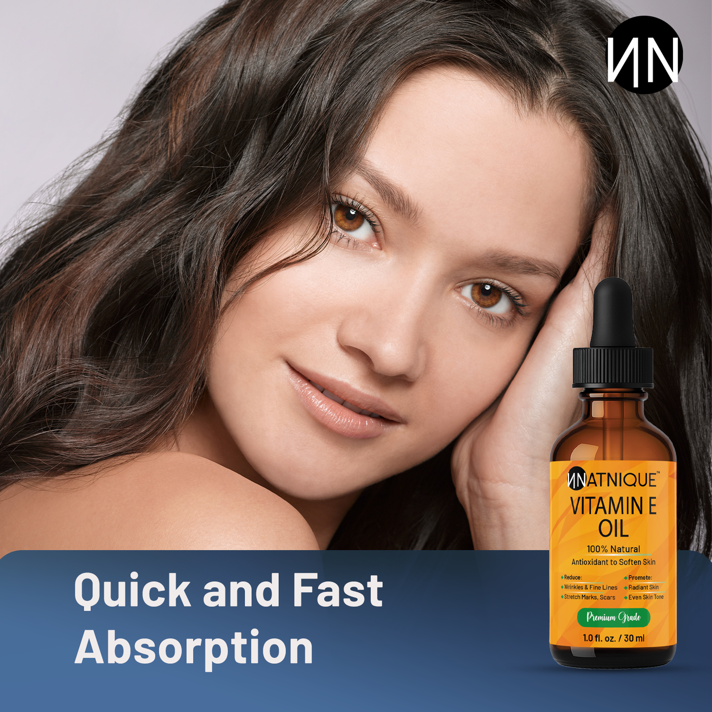 Vitamin E Oil - Premium Grade Natural Non-GMO