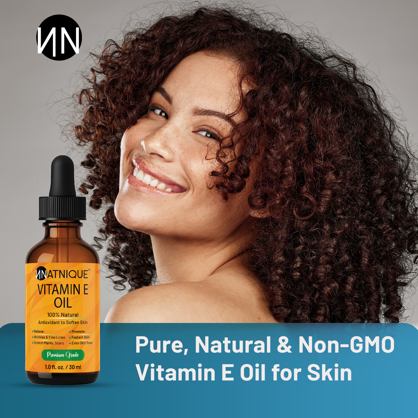 Vitamin E Oil - Premium Grade Natural Non-GMO