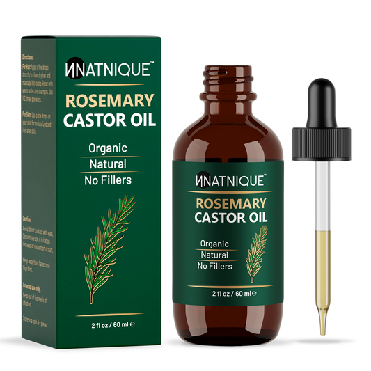 Natnique Rosemary Castor Oil - Organic (2 Oz)
