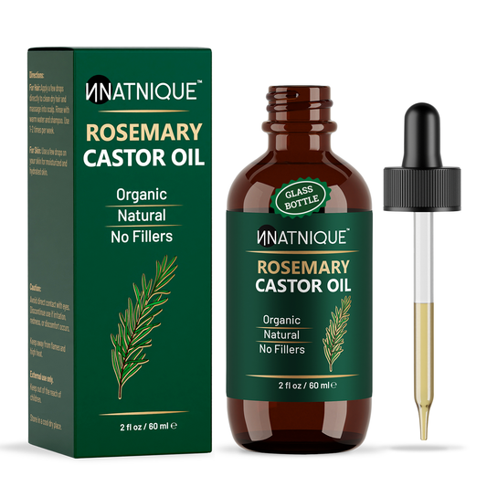 Natnique Rosemary Castor Oil - Organic (2 Oz)