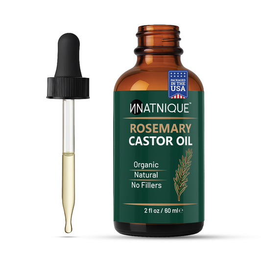 Natnique Rosemary Castor Oil - Organic (2 Oz)