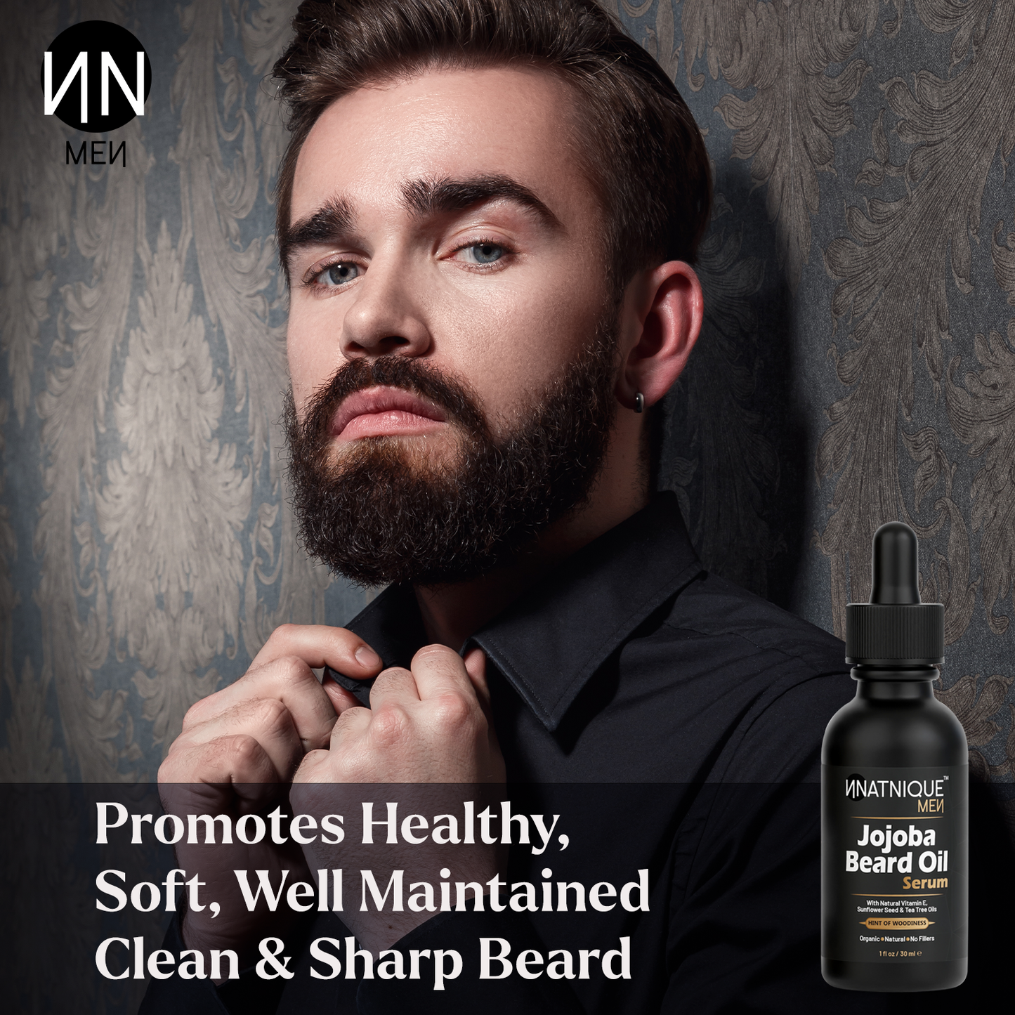 Jojoba Beard Oil Serum- Premium Grade Organic Beard Oil (1 oz)