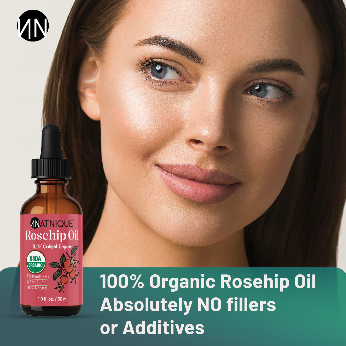 Rosehip Seed Oil - USDA Certified Organic